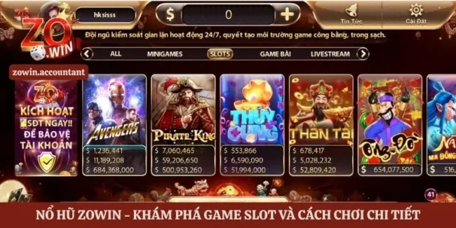 Nổ Hũ Zowin - Khám Phá Game Slot Và Cách Chơi Chi Tiết